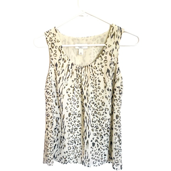 LOFT Tops - Ann Taylor Loft Sleeveless Top, Petite XS, Animal Print